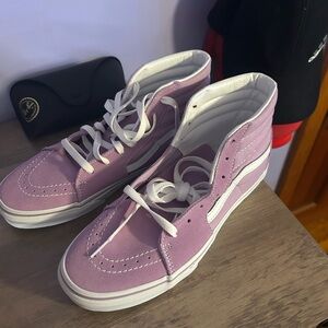 Women's High-Top Sneakers in Lavender VANS juniors 6.5 fits women’s 8